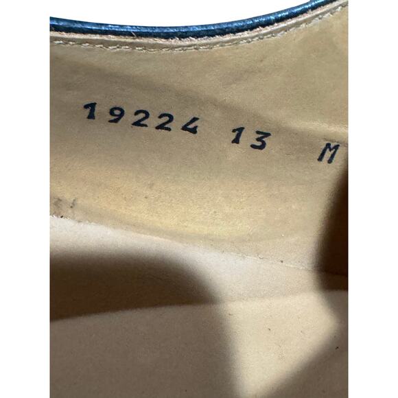 Magnanni Neto Navy / Walnut Brown Double Monk Strap Leather Shoes Sz. 13 - Picture 11 of 15